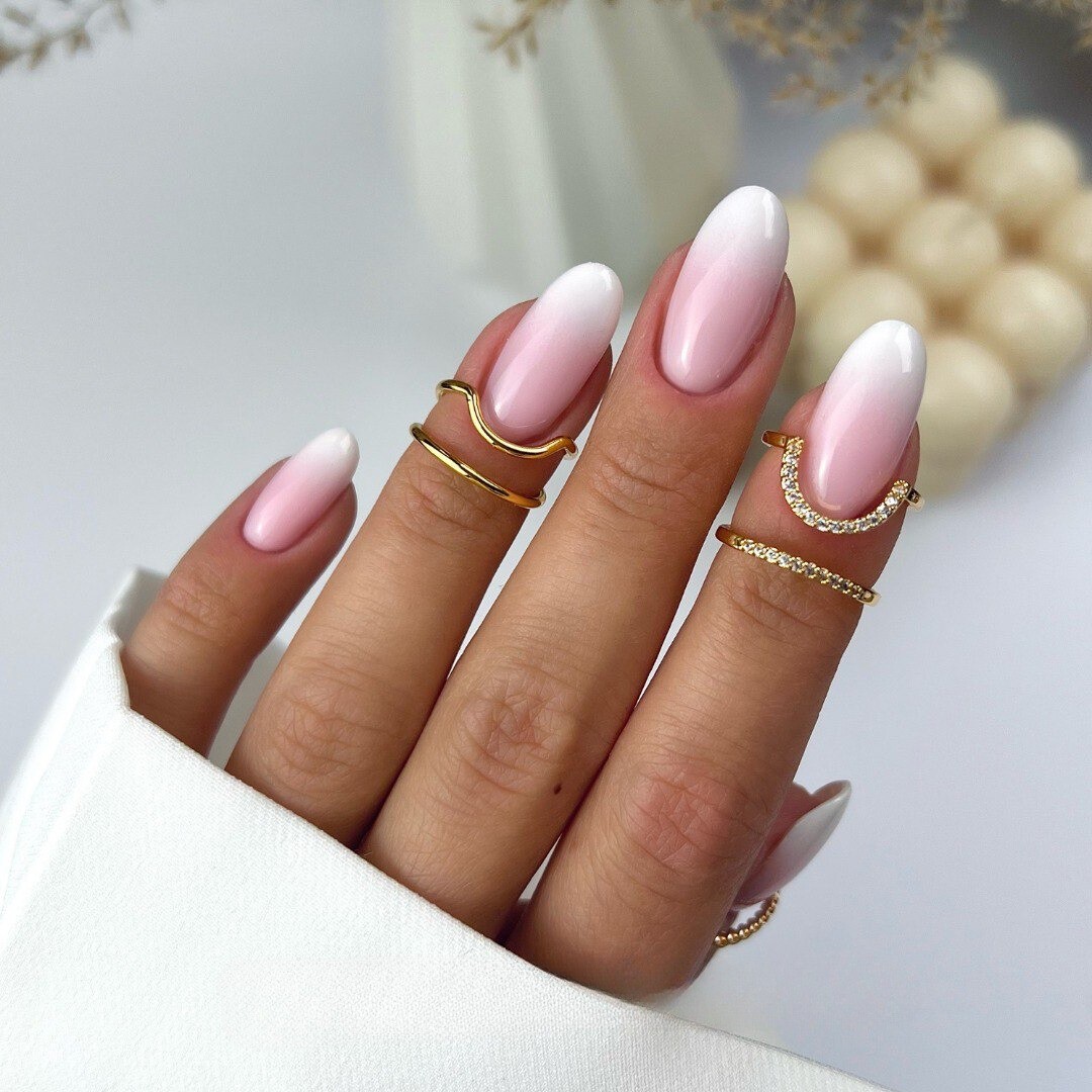 Soft Pink Ombré Nails