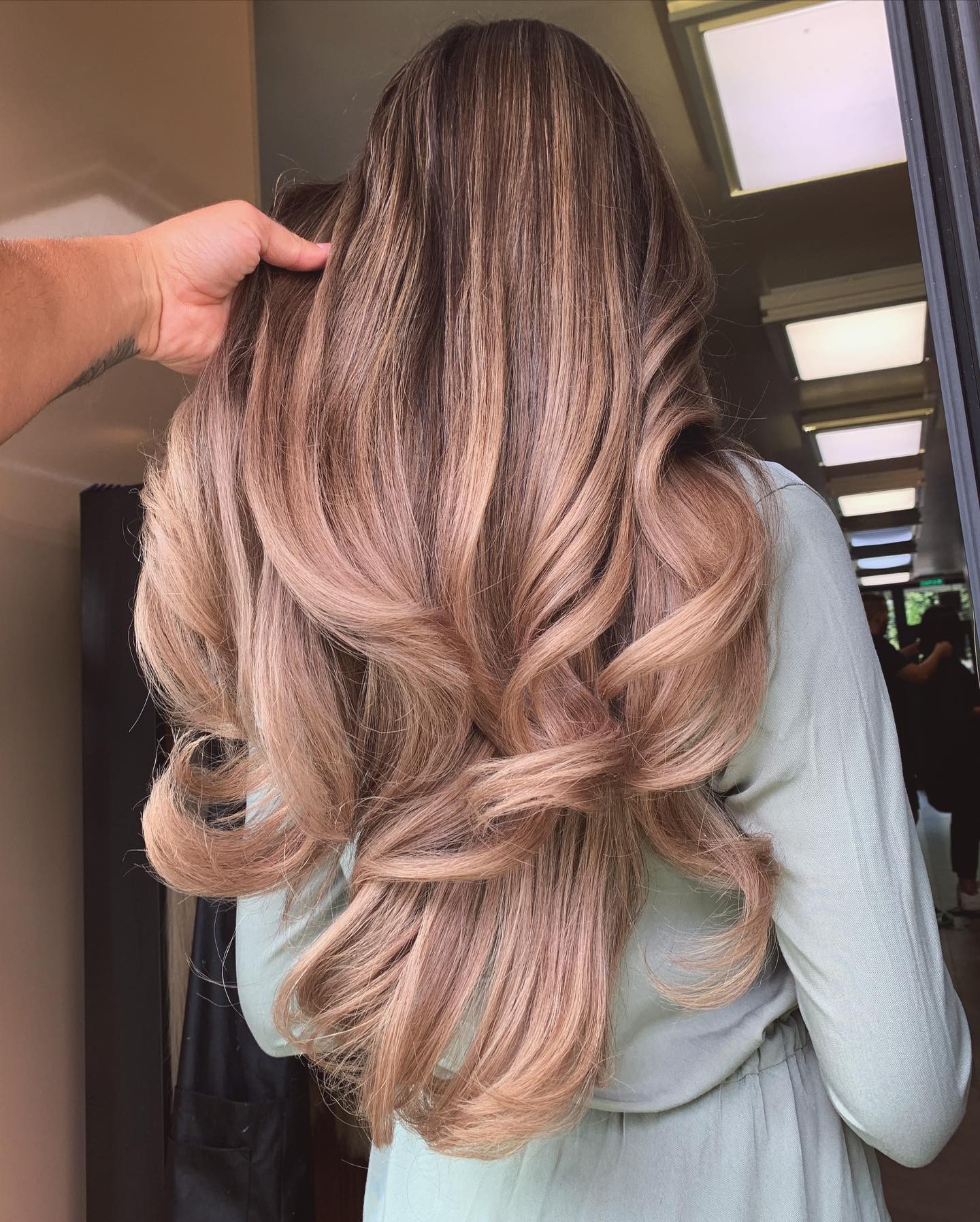 Icy Blonde Highlights