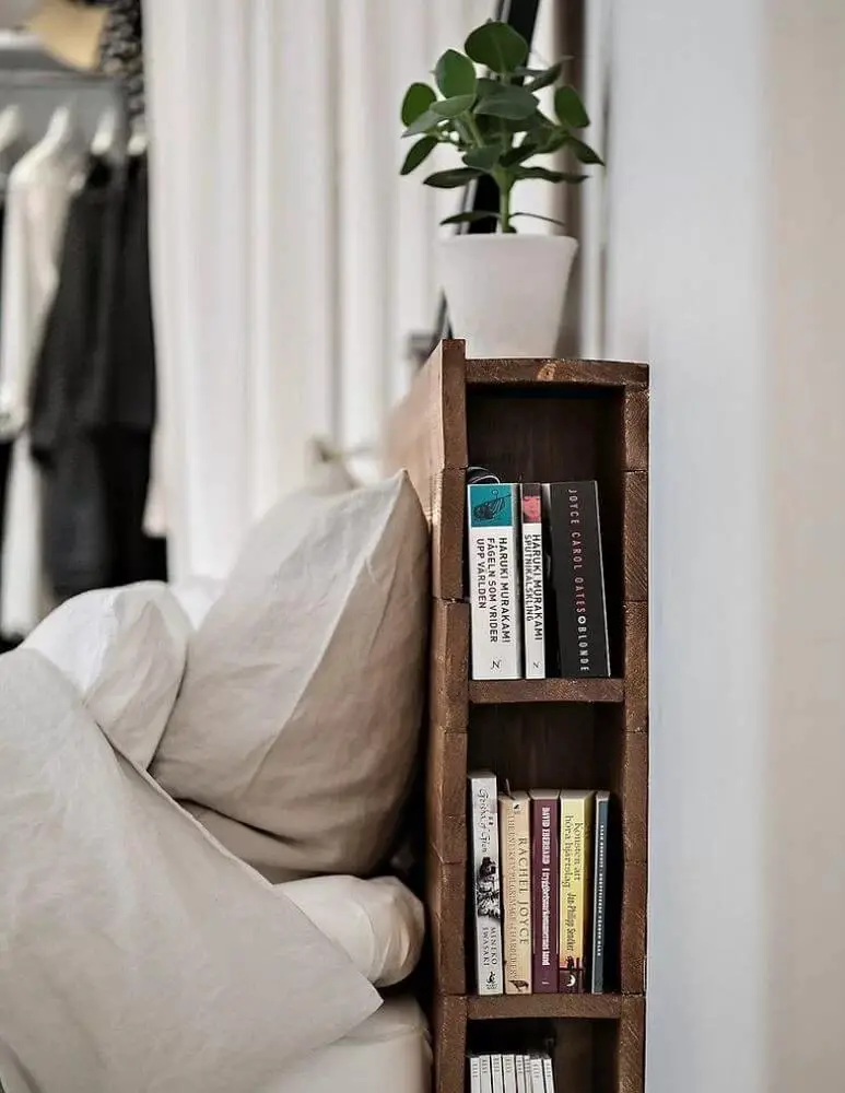 Smart Hidden Bed Bookshelf