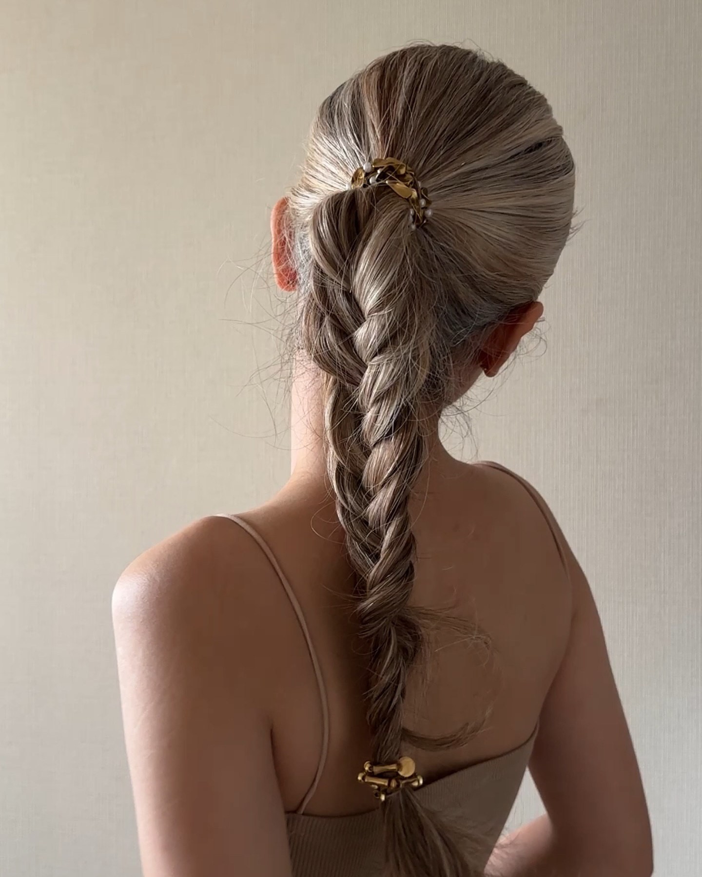 Chic Braided Low Ponytail