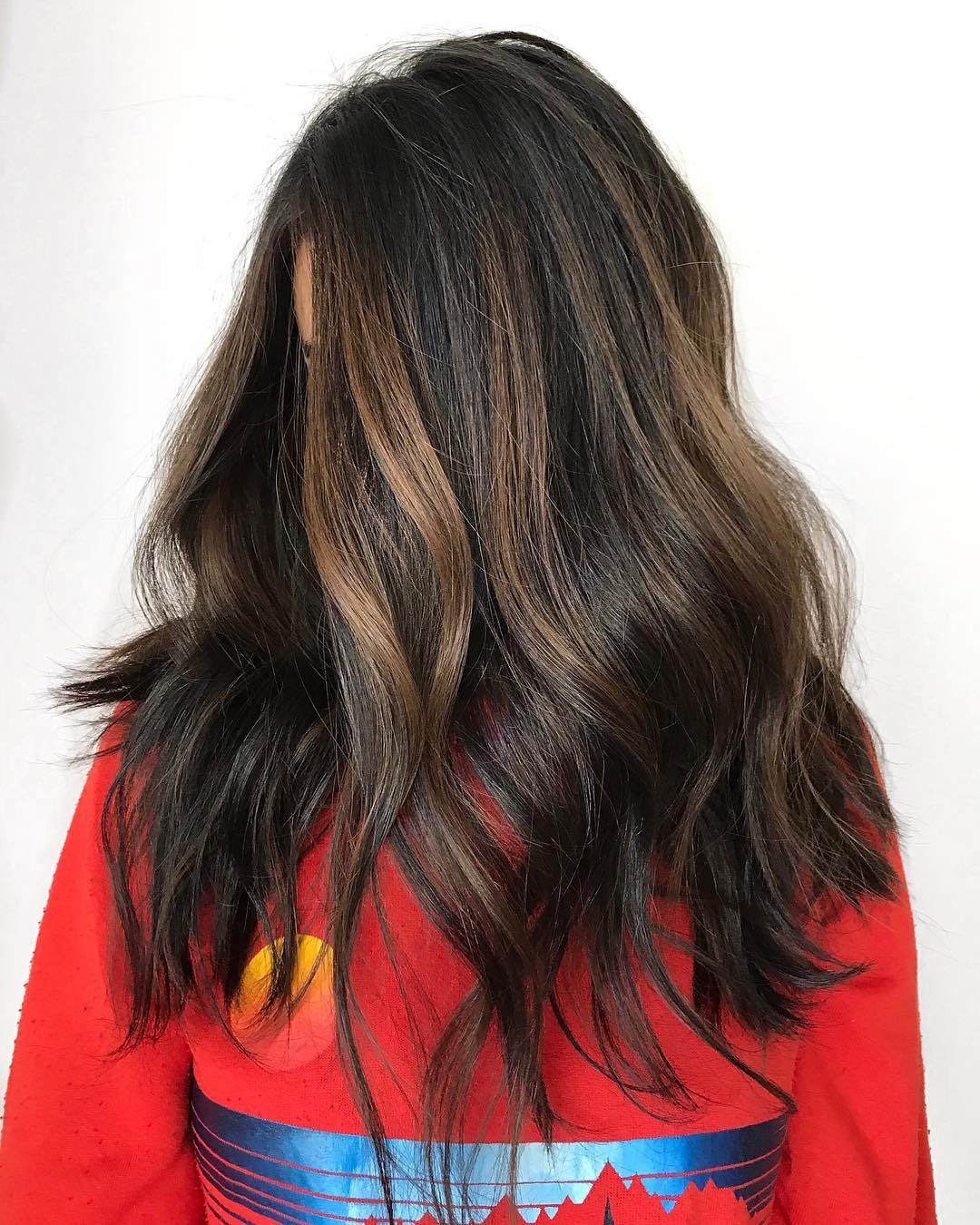 Balayage Caramel Chocolate Brown