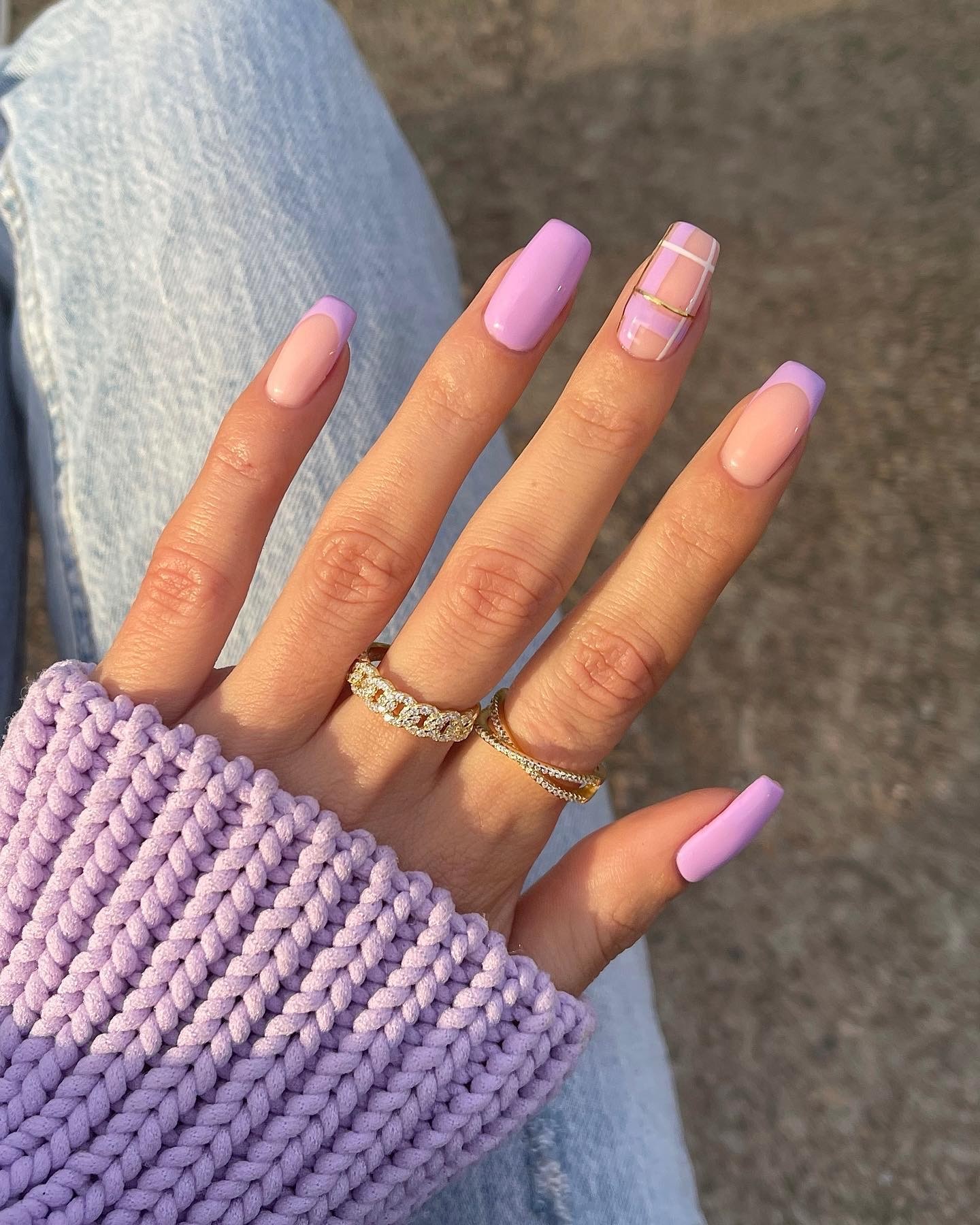 Modern French with a Pastel Purple Twist