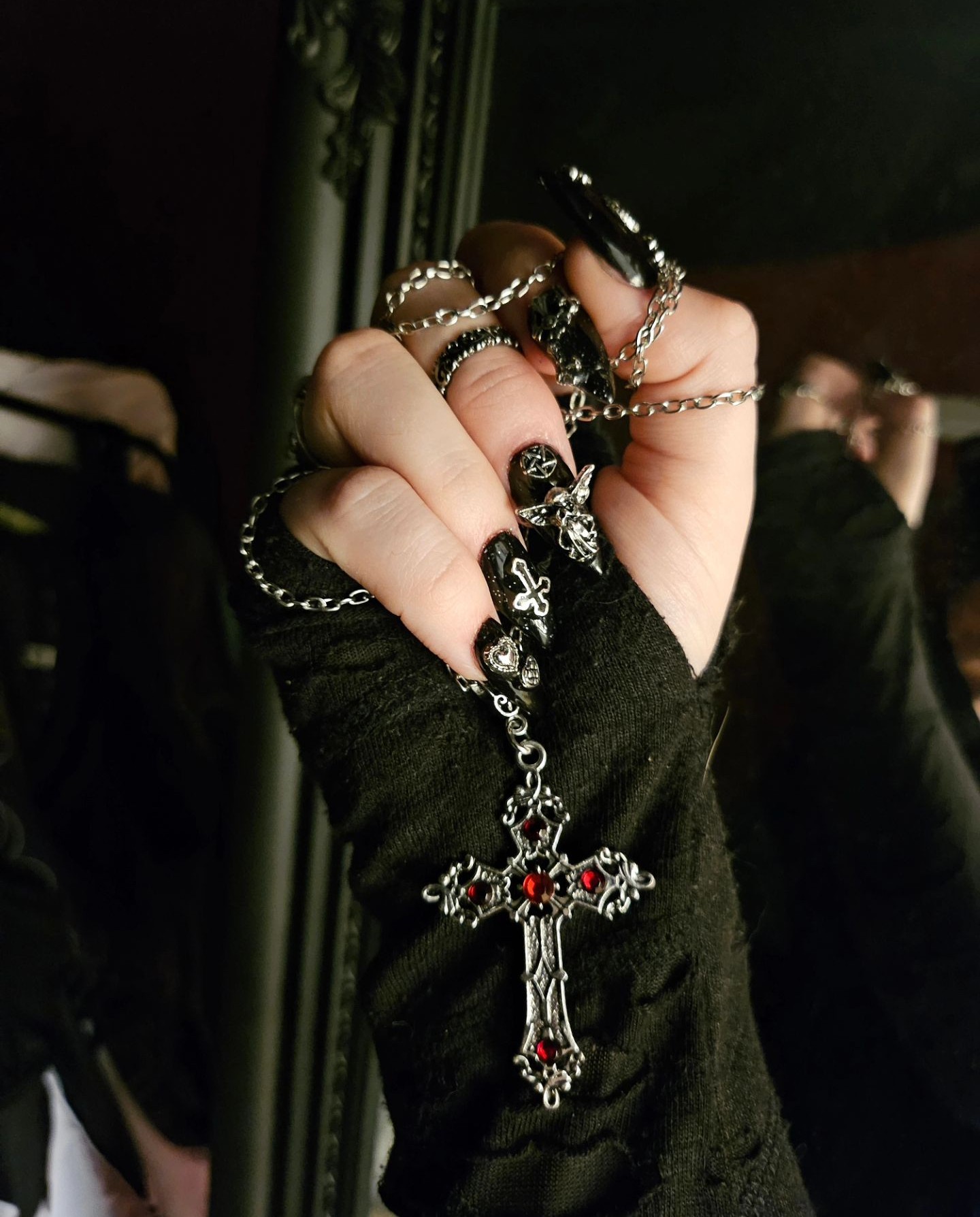 Gothic Glam with Chains