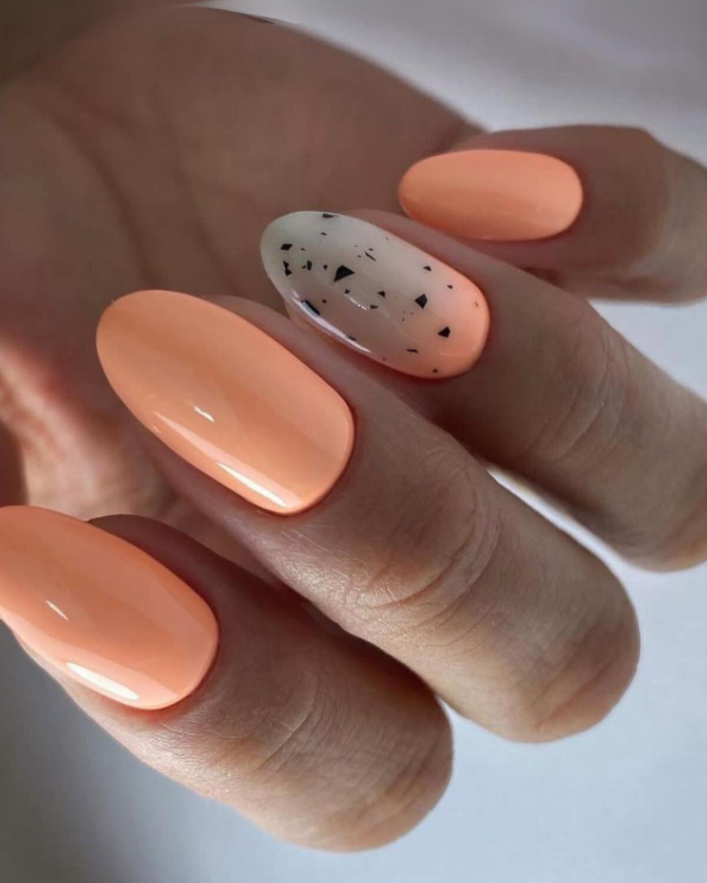 The Subtle Elegance of Speckled Orange