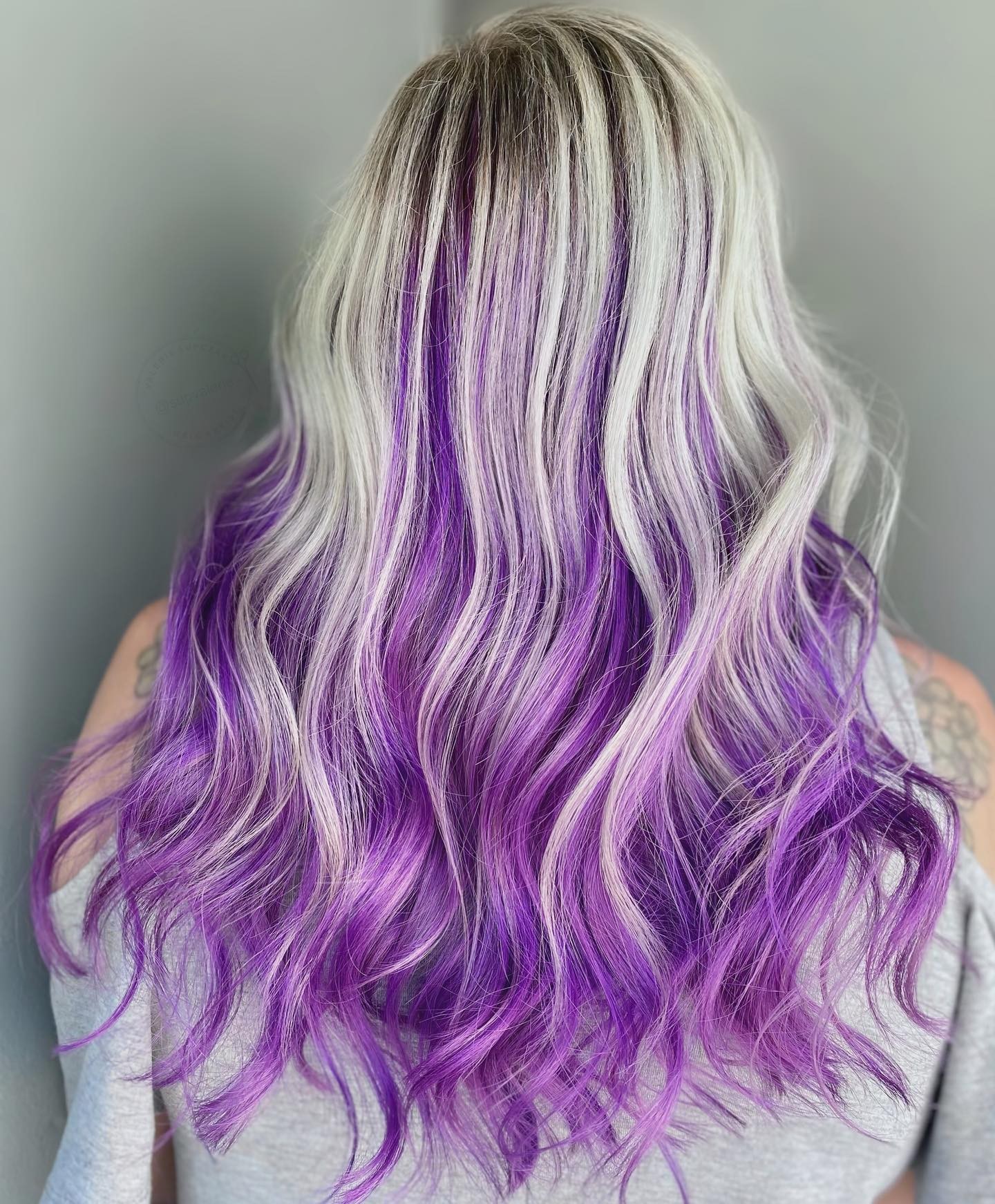 Dramatic Purple Waves