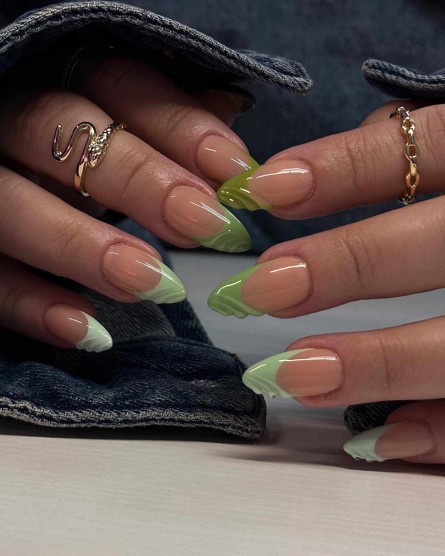 Fresh Green Nails