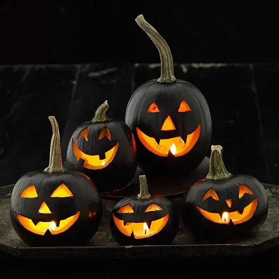 Sinister Black Pumpkins