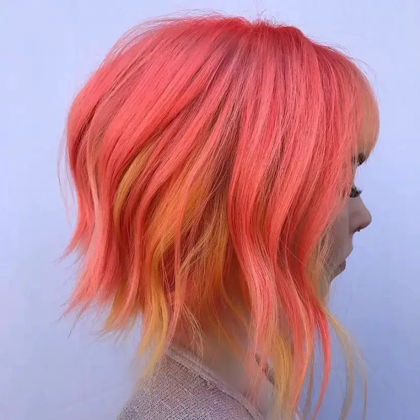 Vivid Coral Shimmer