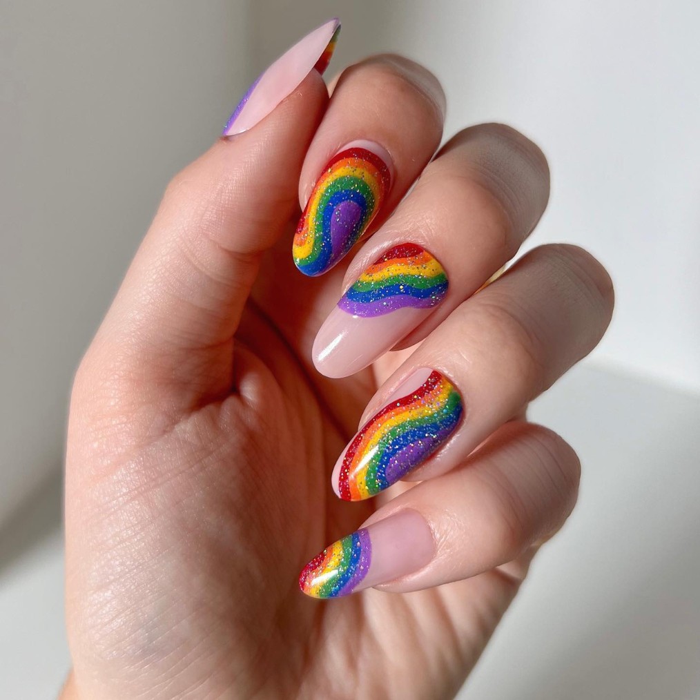 Rainbow Swirls for a Bright Summer Day