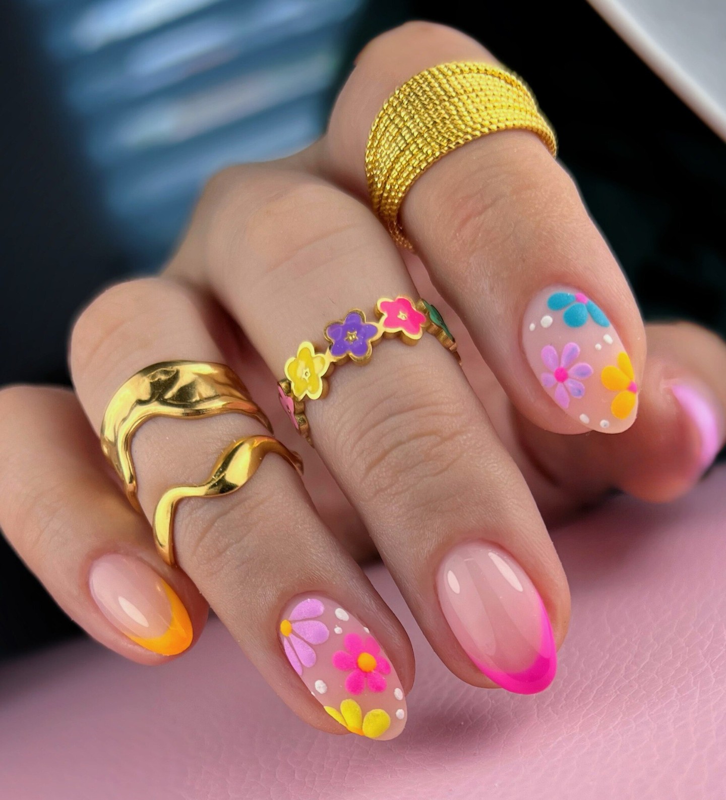 Floral Fiesta on Fingertips