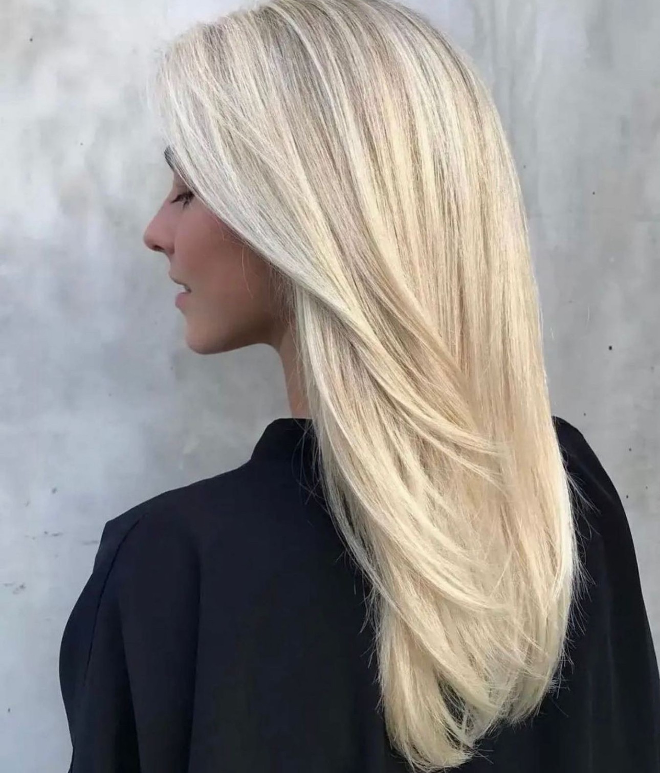 Layered Blonde with Subtle Low Lights