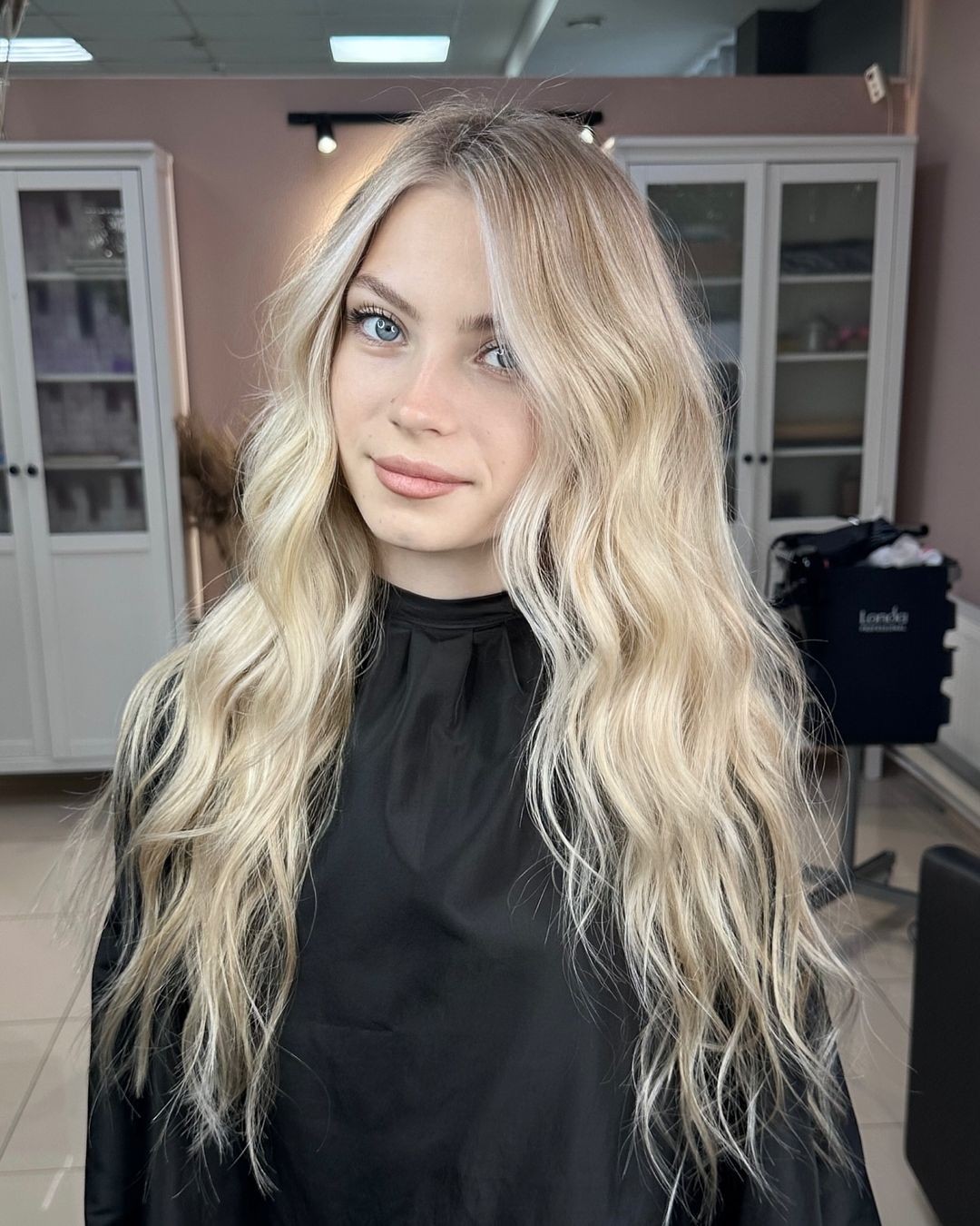 Long Blonde with Natural Waves