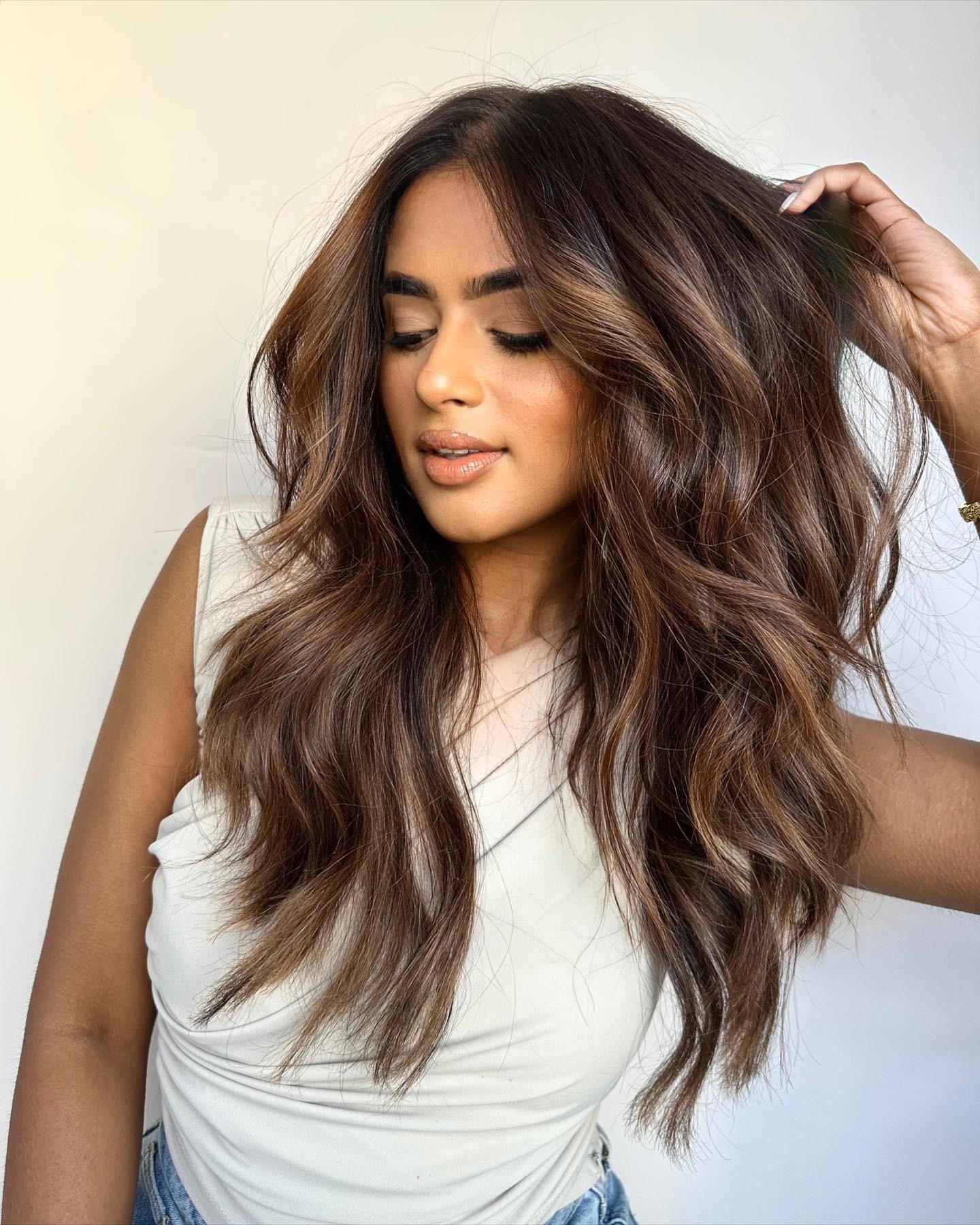 Sun-Kissed Caramel Balayage