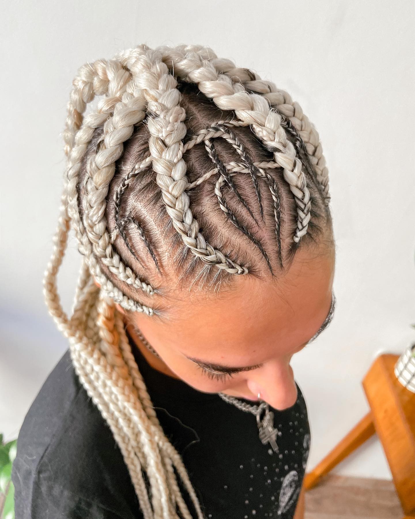 The Classic Beauty of Platinum Braids