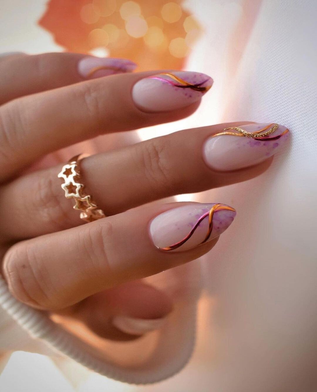 Lavender Dreams with a Golden Twist