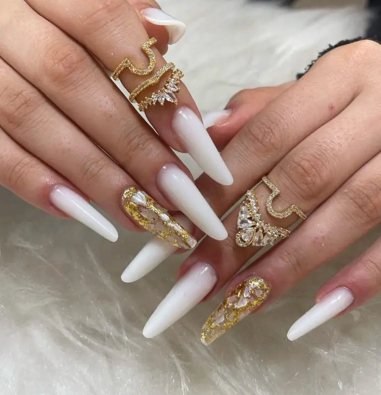 23 Stunning Gold Wedding Nails Designs For The Chic 2024 Bride