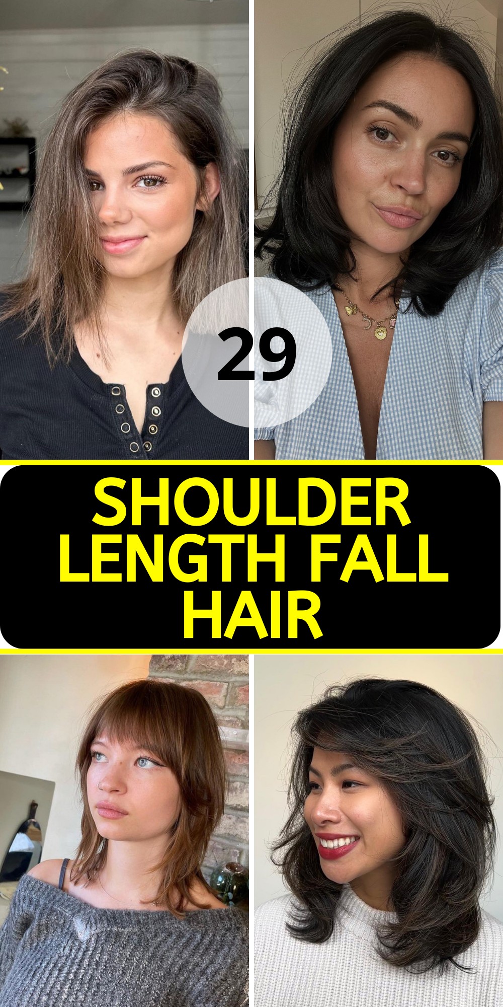 Chic and Polished with a Middle Part