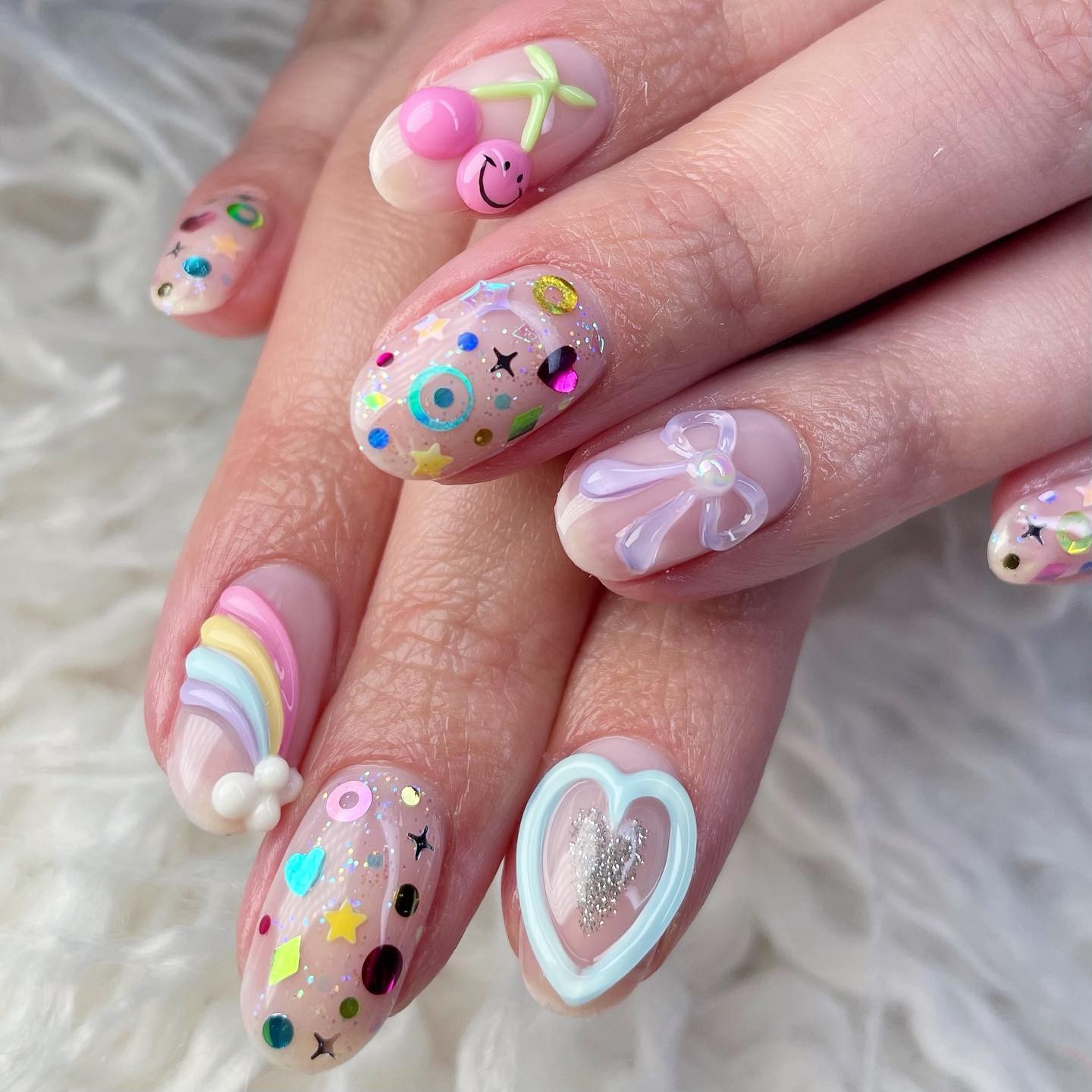 Playful Pastel Nails