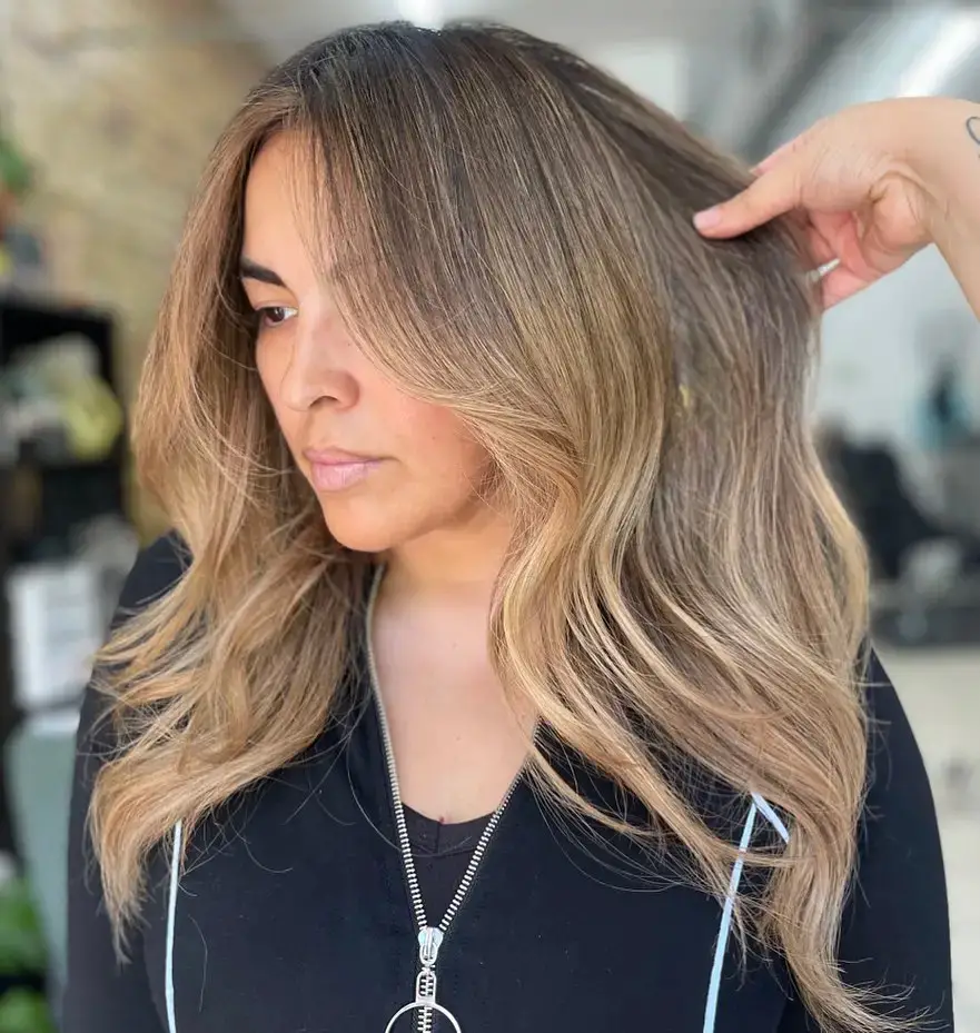 The Bronzed Blend: Warmth and Depth in Dark Blonde