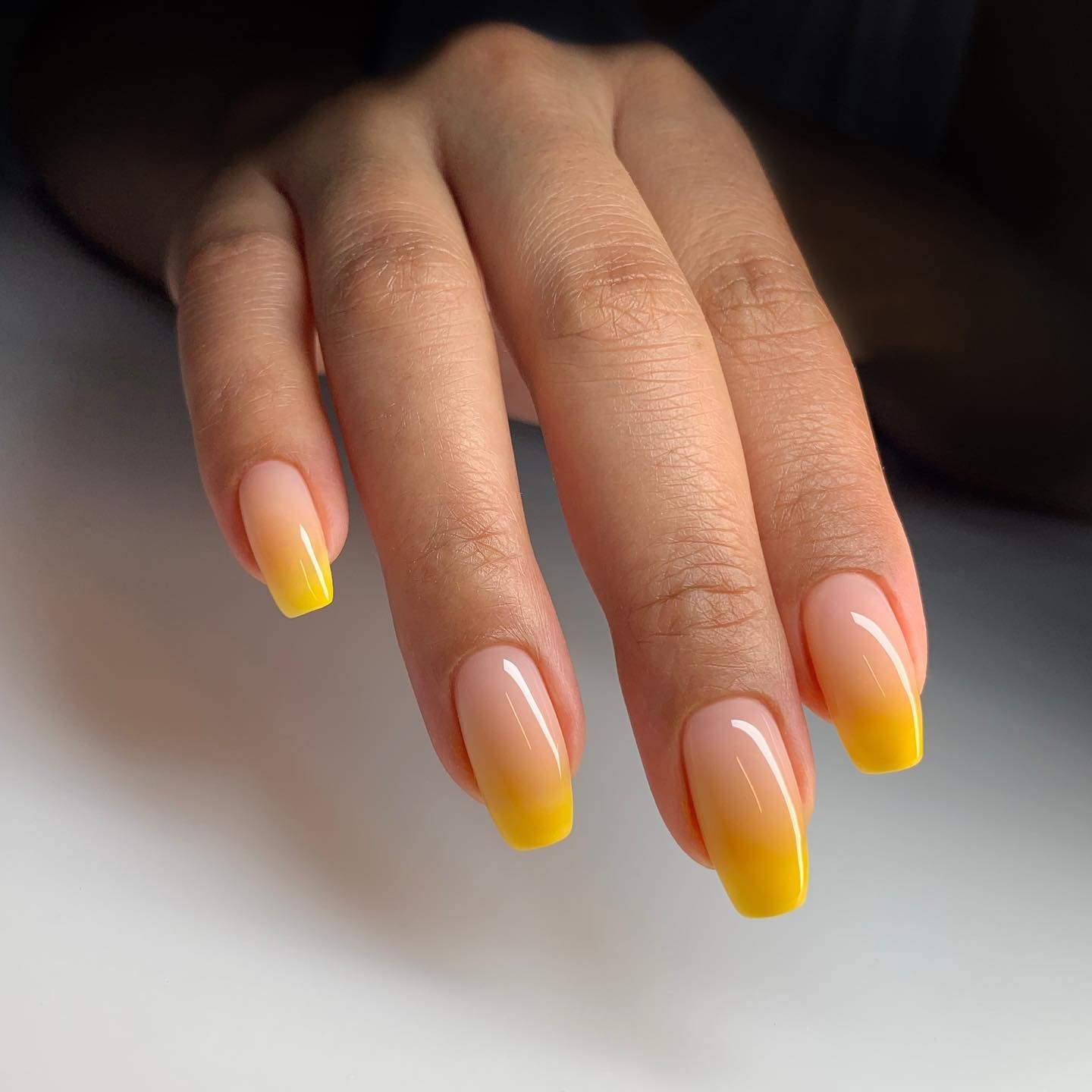 Yellow Ombre Fade