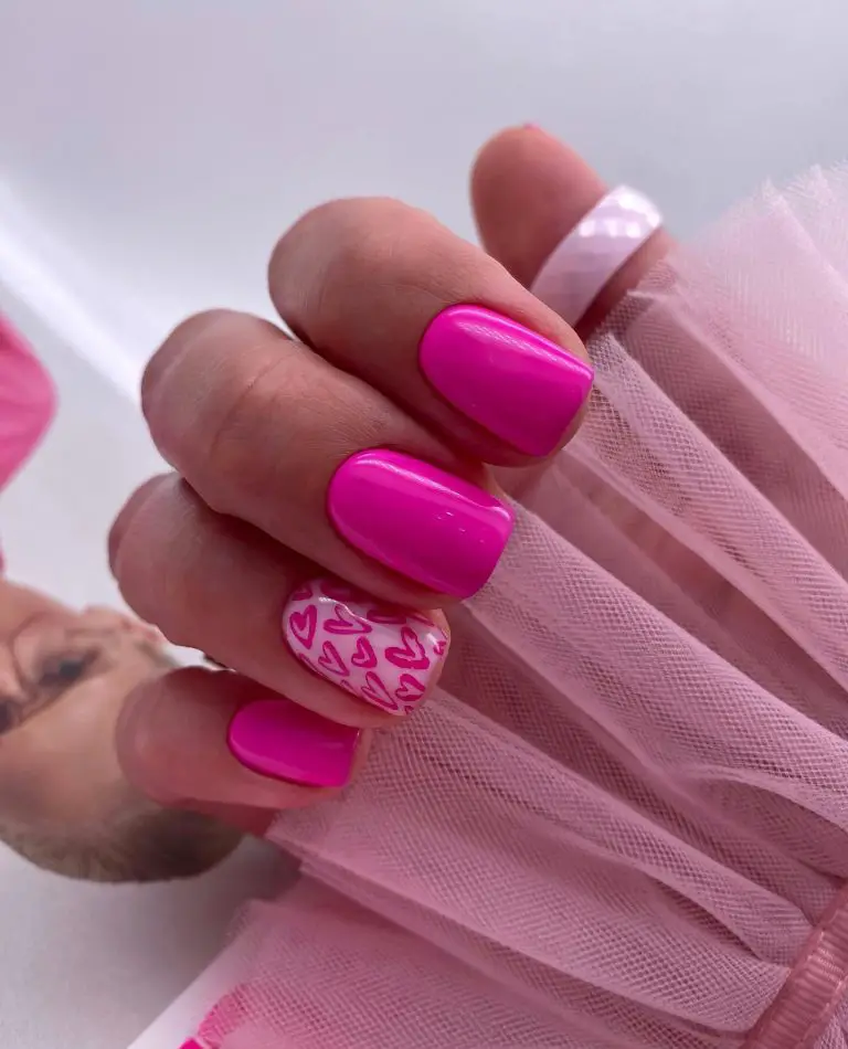 Embrace The Chic: 30 Pink Short Gel Nails For A Summer 2024!