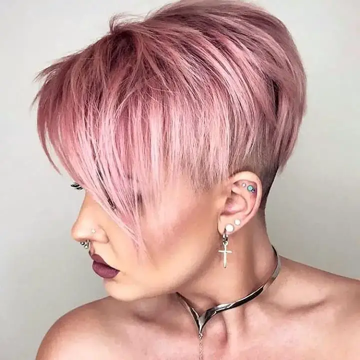 The Bold Statement of Pink and Shaved