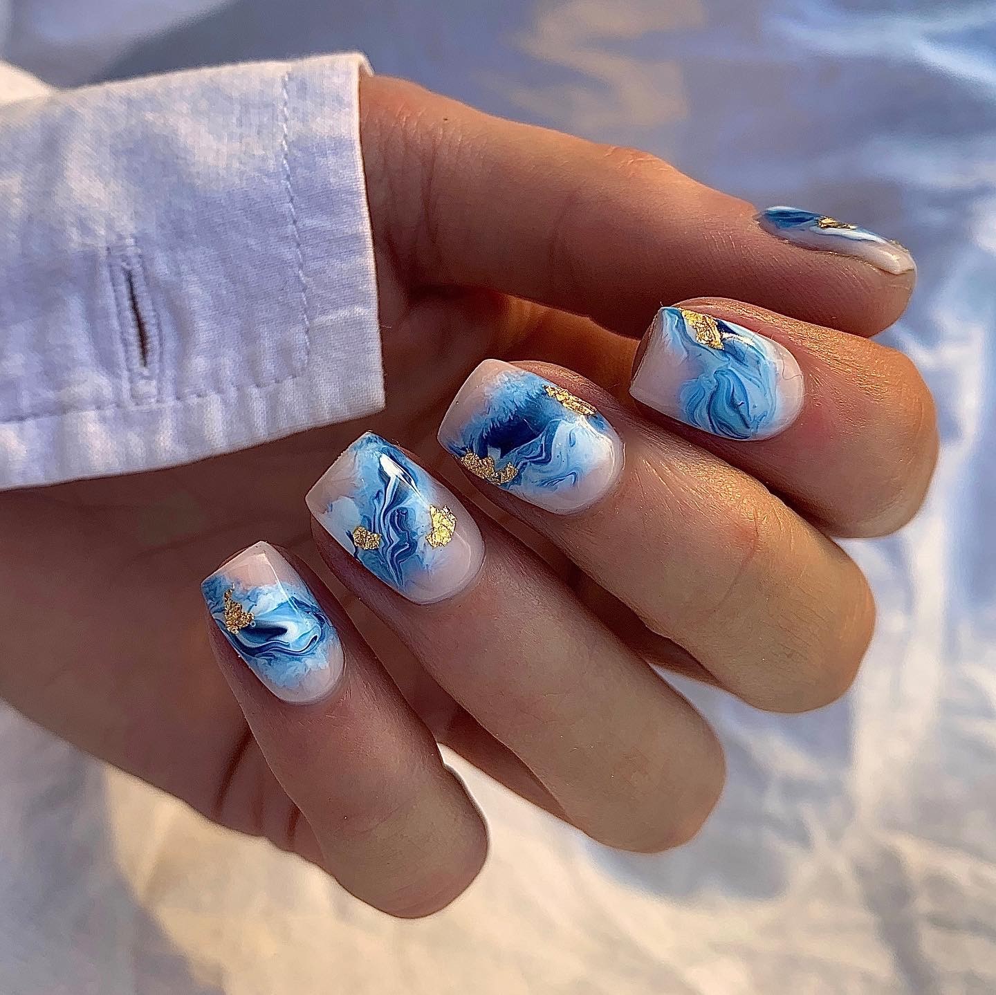 Marbled Azure Elegance