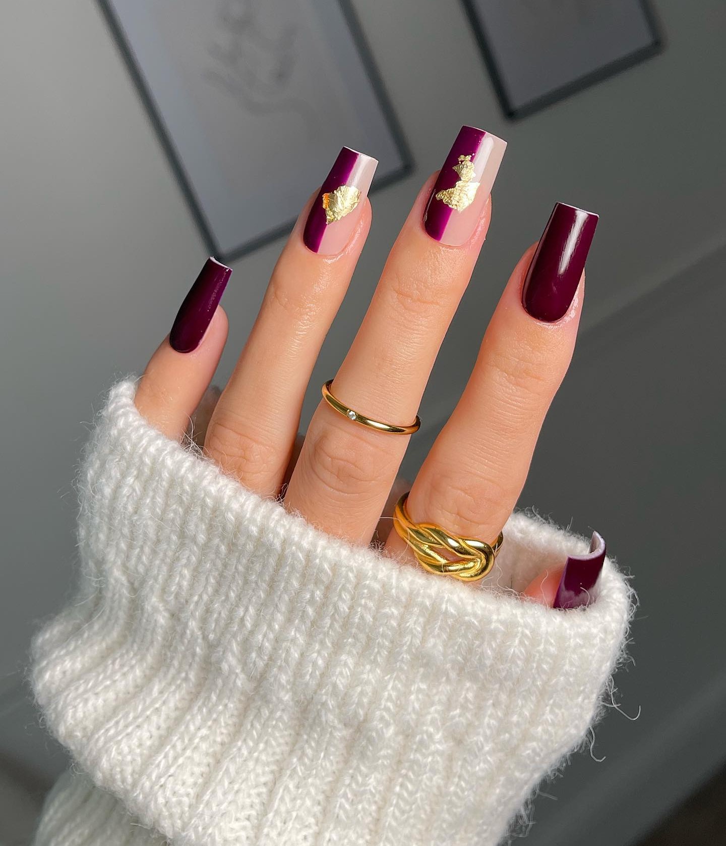 Royal Burgundy and Gold