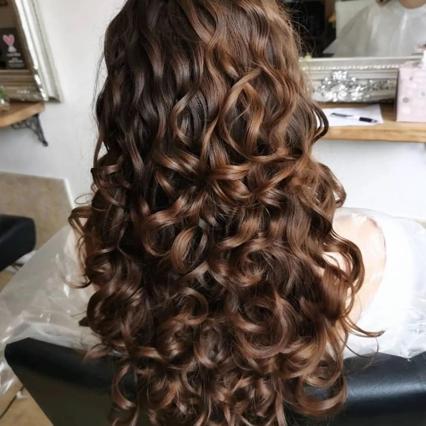 Elegant Cascades for Long Hair