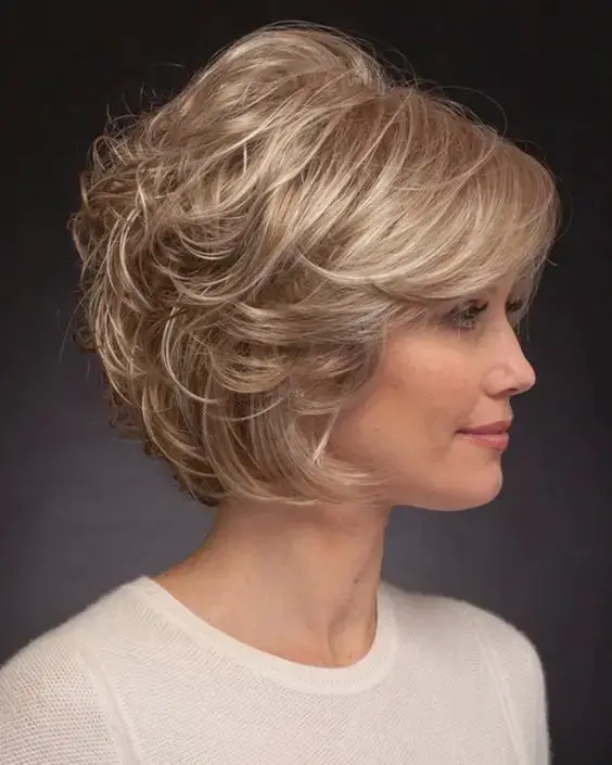 The Elegant Blonde Wave