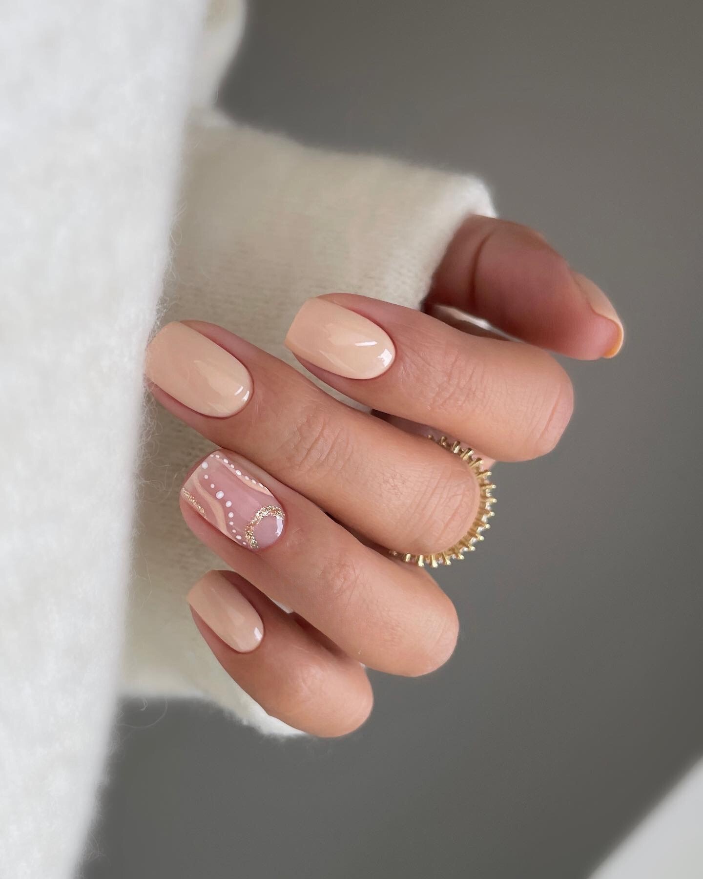 Nude Elegance with a Twist