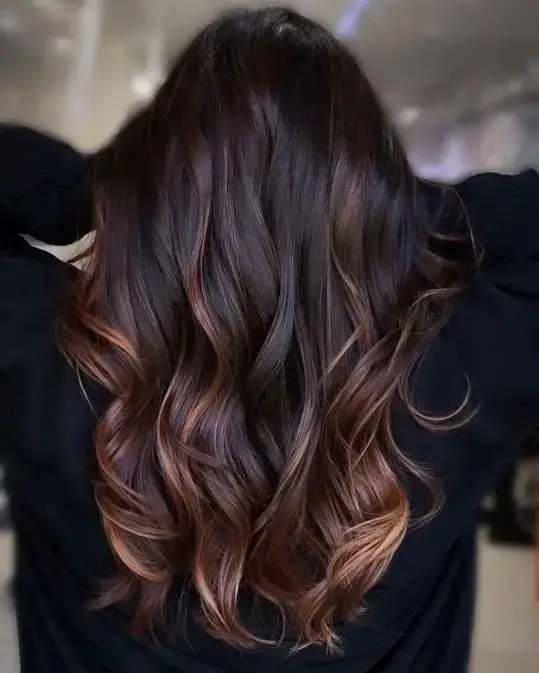 Espresso and Caramel Balayage