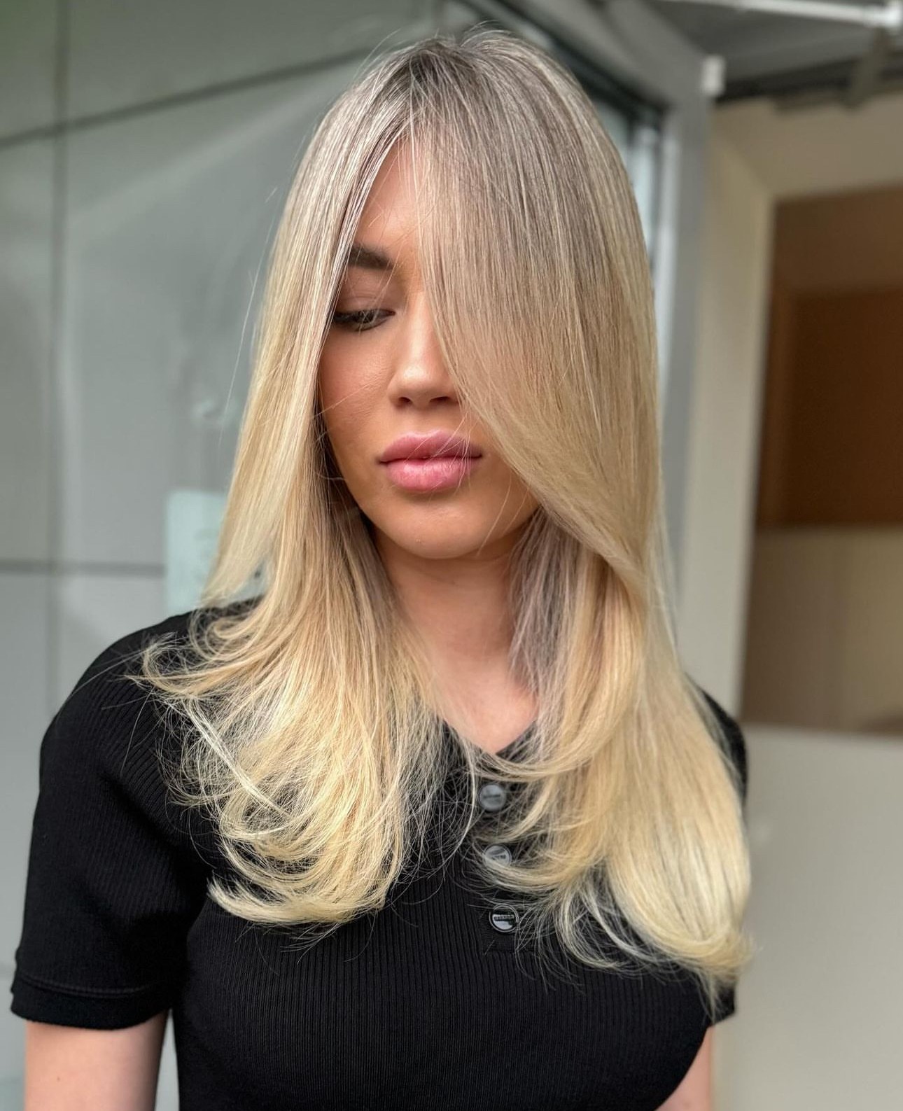 Long Blonde with Subtle Low Lights