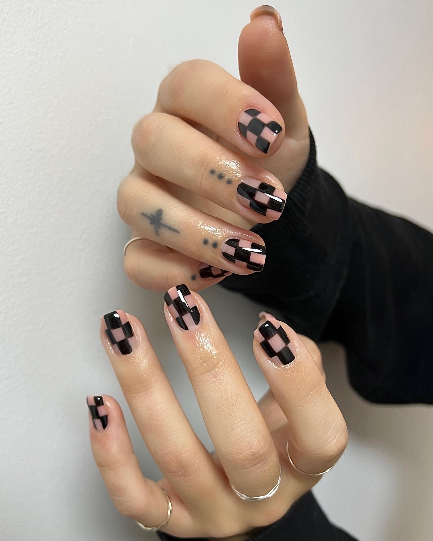 Minimalistic Black Checkerboard