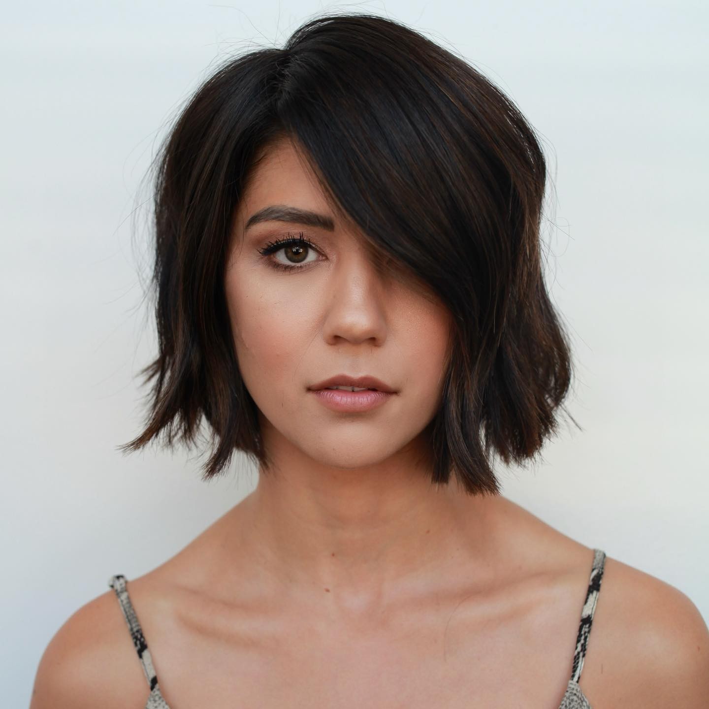 The Brunette Balayage Bob: Warm Tones for a Cozy Aesthetic