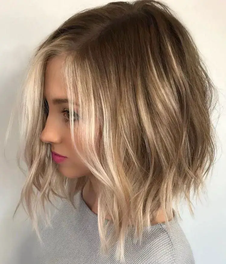 Wavy and Whimsical Medium Bob