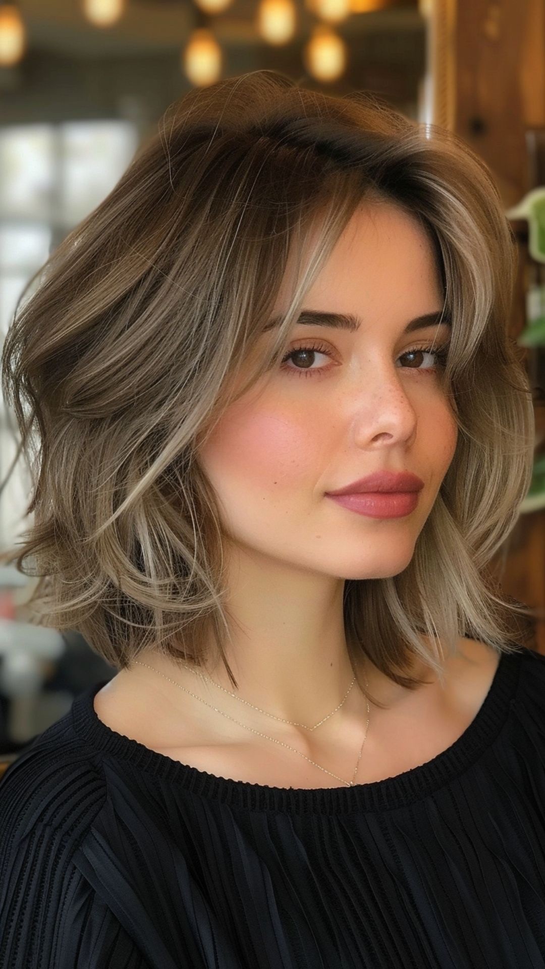 The Subtle Sophisticate: Sleek Messy Bob