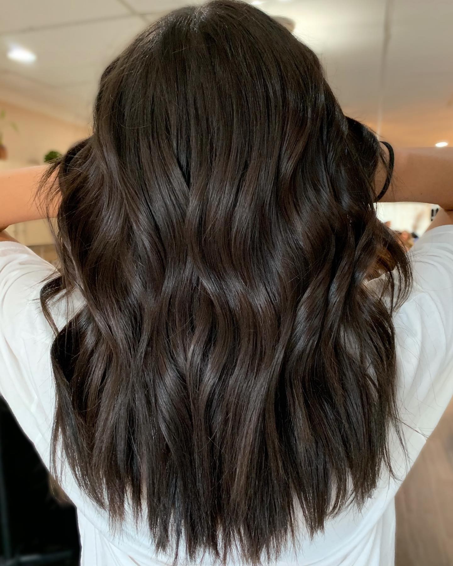 Espresso Flow with Balayage Accents