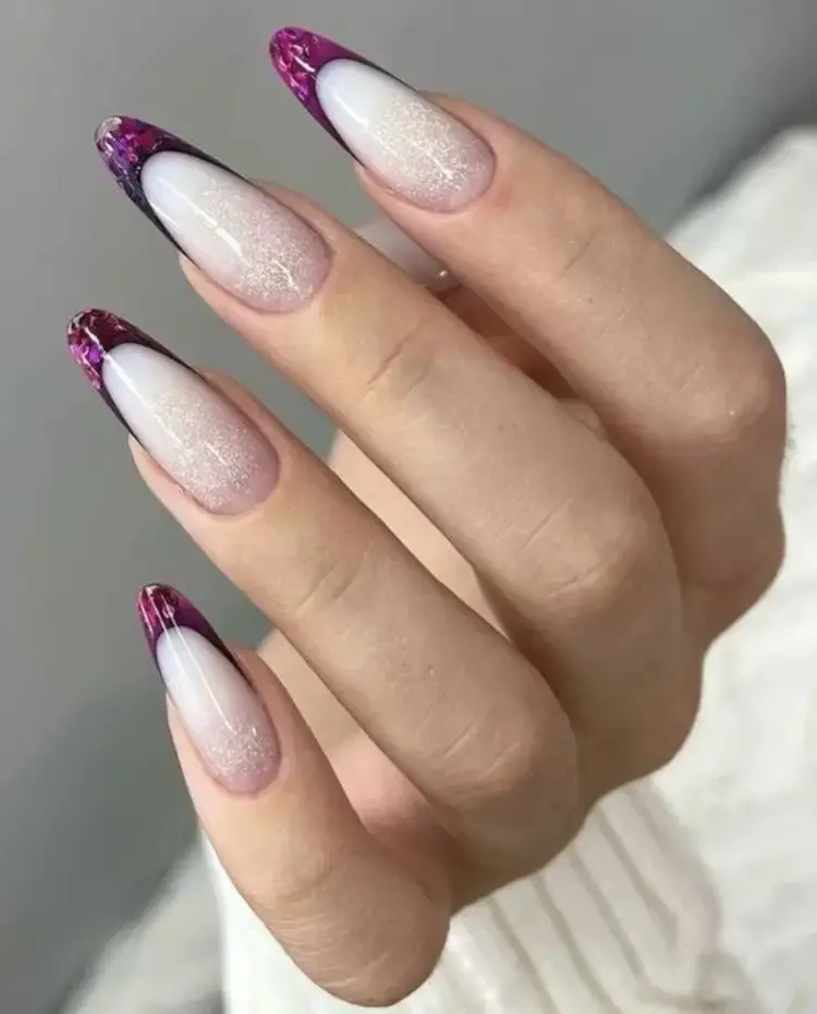 Royal Flair with Purple Ombré