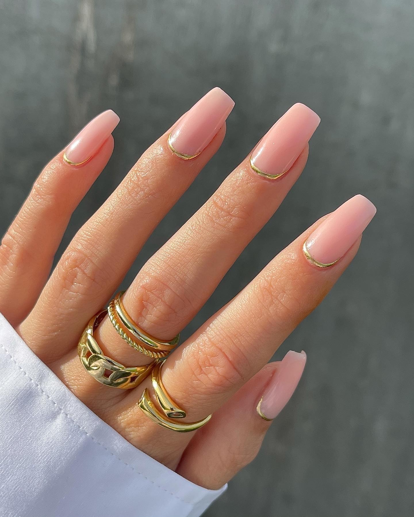 Classic Pink with a Golden Edge