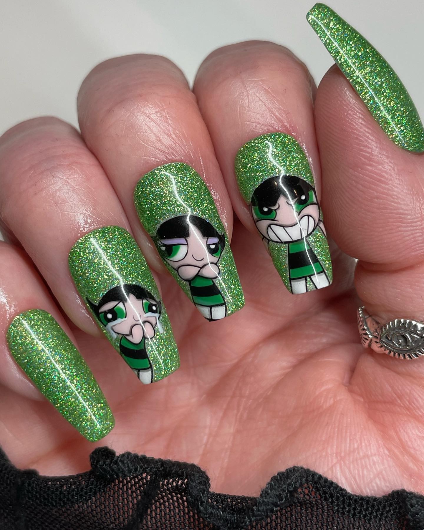 Glittery Powerpuff Girls