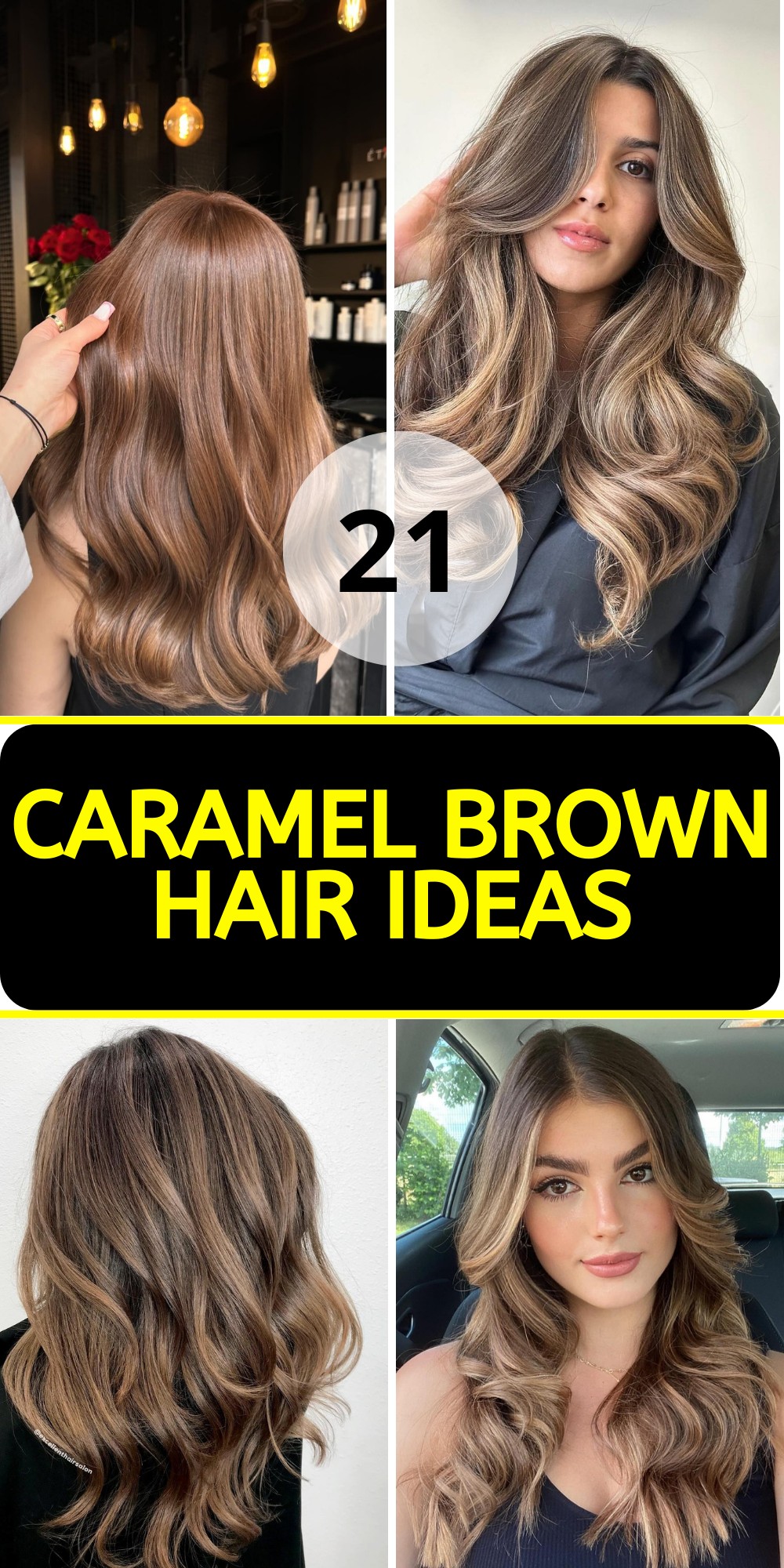 Elegant Caramel Brown