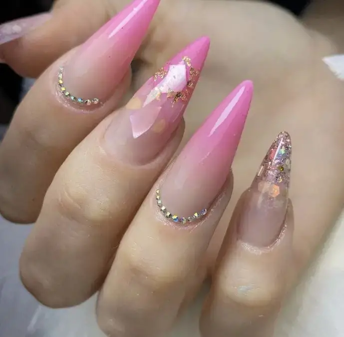 Pink Crystal Ombré