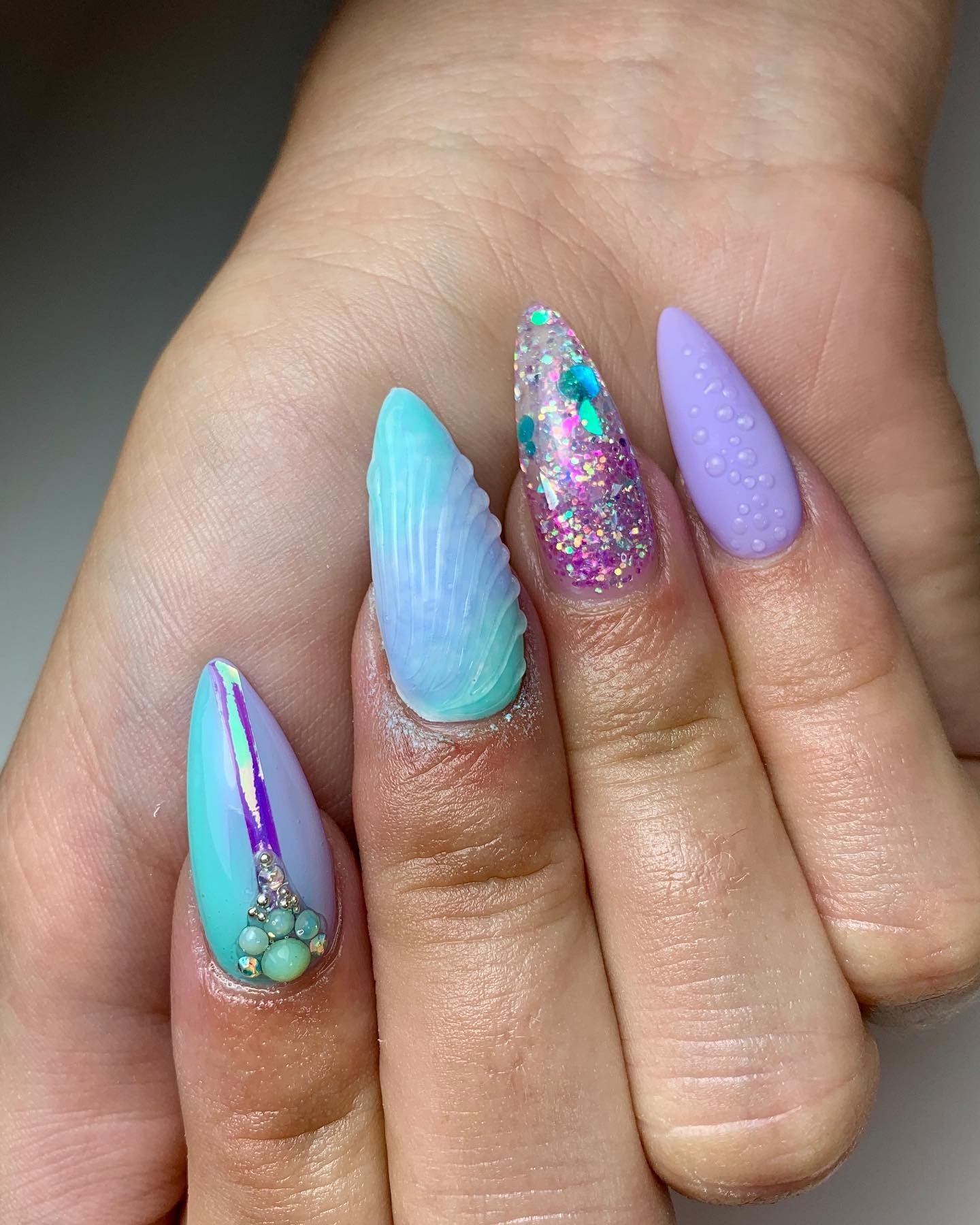 Mermaid Fantasy with Glitter