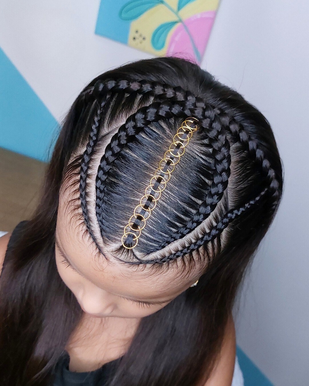 The Delicate Intricacy of Beaded Cornrows