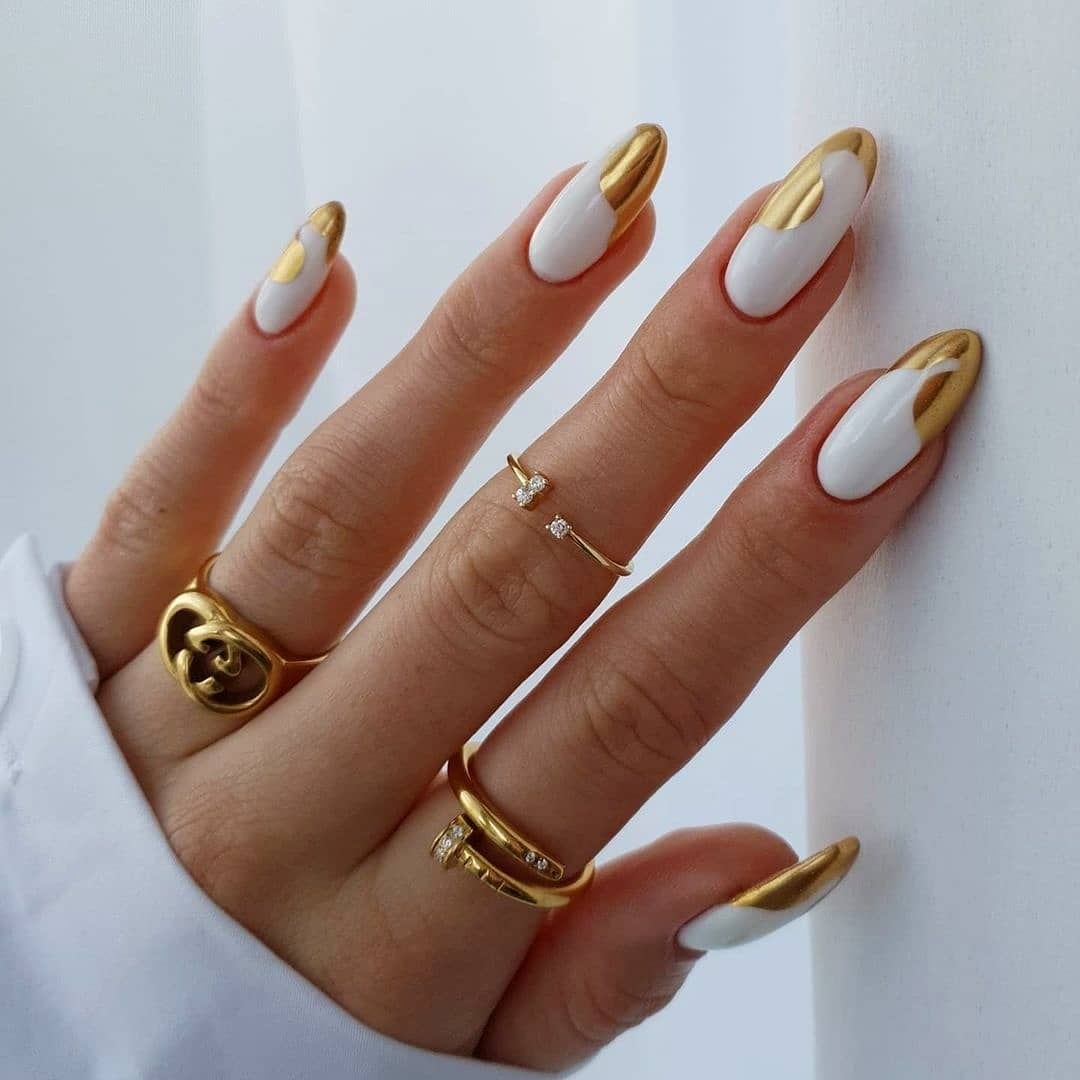 The Boldness of Gold Chrome Outlines