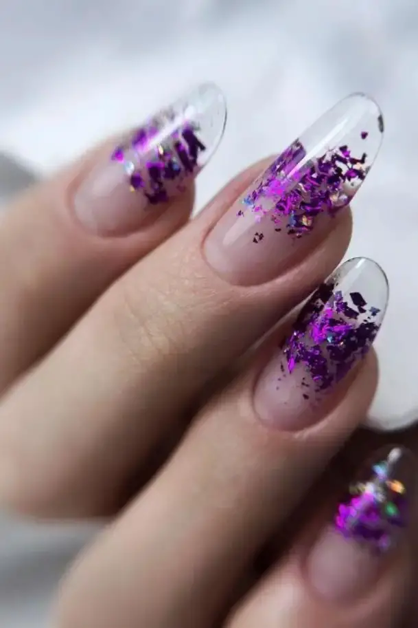 Purple Shattered Glass