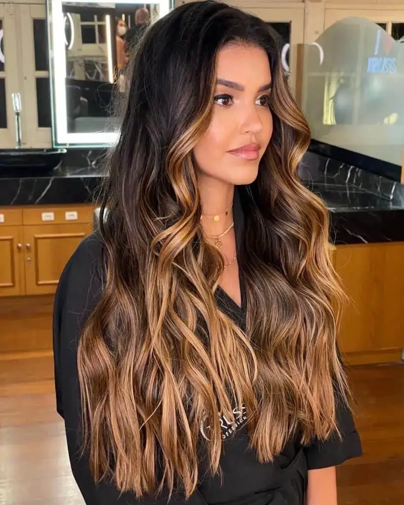 Sun-Kissed Balayage Waves