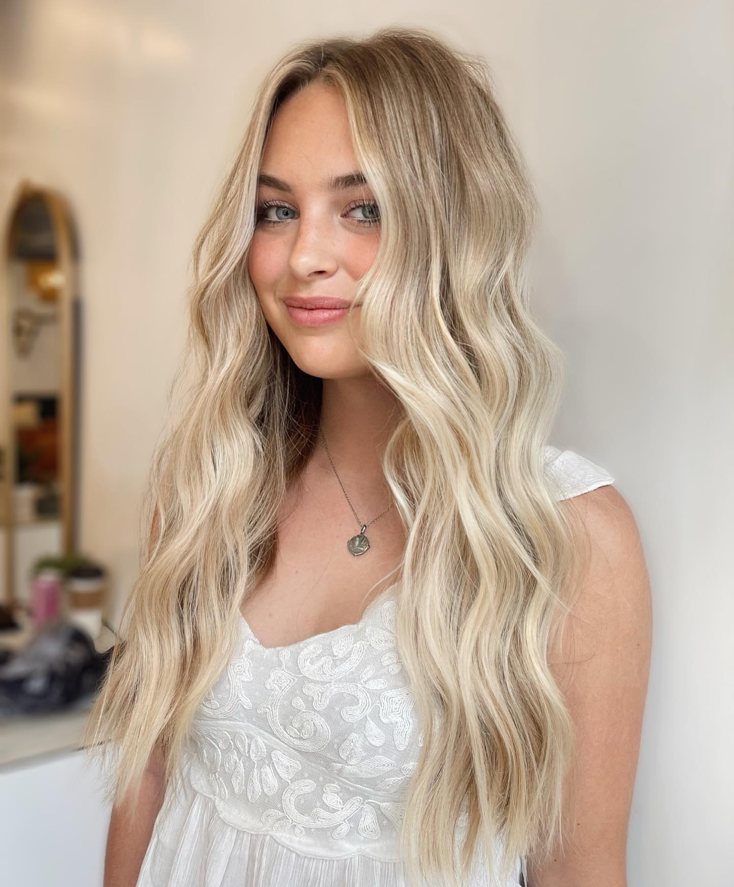 Beach Wave Blonde Style