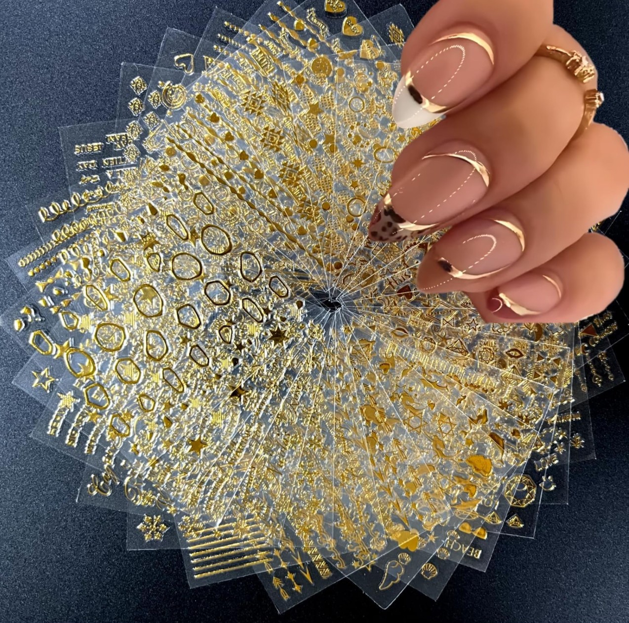 Golden Frame Nails